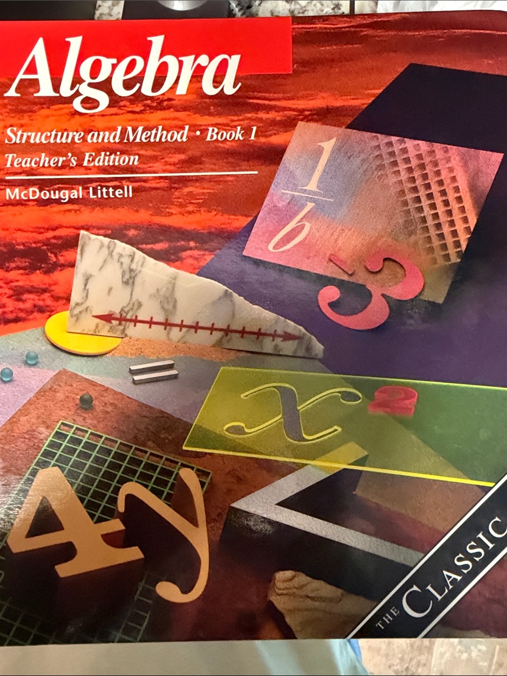 Algebra Structure and Method Book 1 - Red/Orange Cover